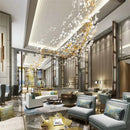 Axyaa Fish-Shaped LED Lighting for Hotel Lobby and Sales Department Engineering