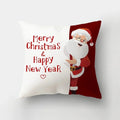 Merry Christmas Santa Claus Pillowcase by Axyaa: Festive Home Decor Gift