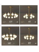 Axyaa Luxury Magic Bean Nordic Chandelier for Living Room, Dining & Bedroom
