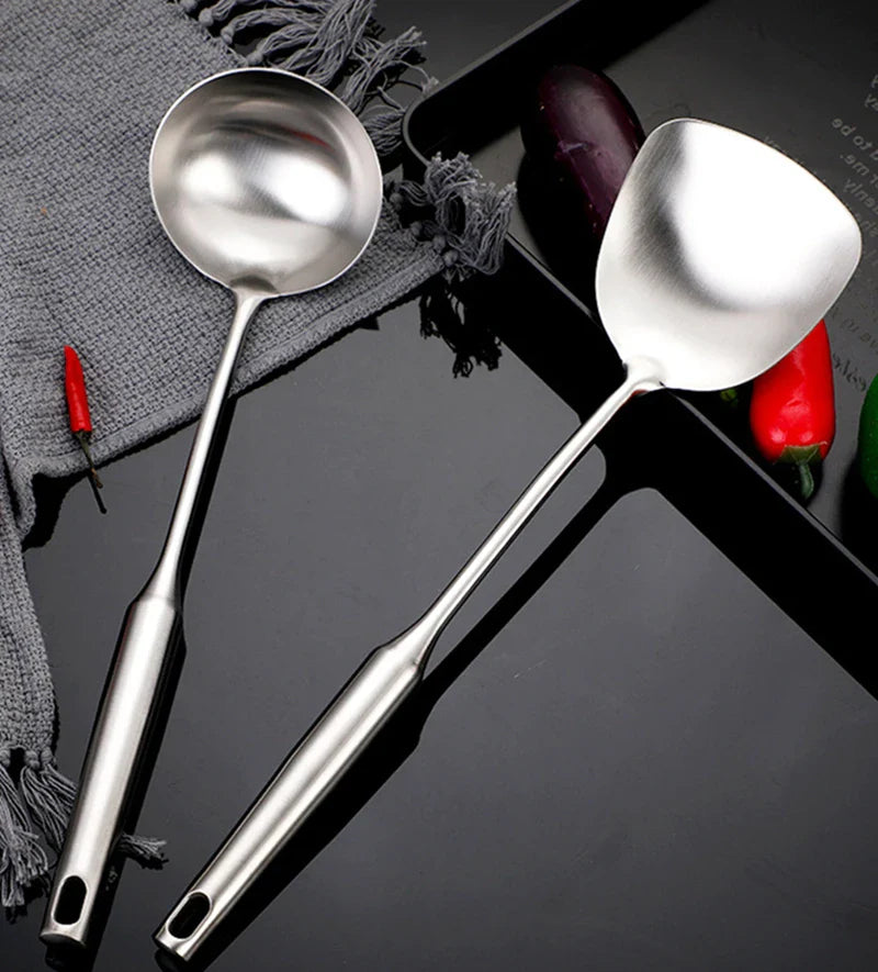 Axyaa Stainless Steel Kitchen Cooking Set