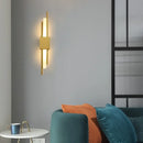 Axyaa Gold LED Wall Sconce Lighting for Modern Indoor Decor