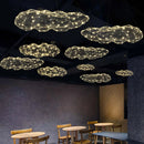 Axyaa Gold Gypsophila Chandeliers: Stylish Cloud Pendant Lights for Home and Hospitality Settings