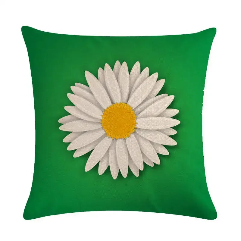 Spring Chrysanthemum Cushion Cover 45x45cm by Axyaa