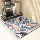 Silicone Leaves Pattern Table Placemat Coaster Set for Axyaa-Kitchen & Car