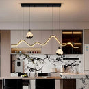 Axyaa Modern LED Pendant Light Chandeliers for Living Room and Dining Room