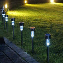Axyaa Solar Pathway Lights for Garden, Lawn, Patio and Walkway lighting