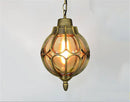 Axyaa Vintage LED Pendant Lamp for Outdoor Courtyard Hanging with Grape Design