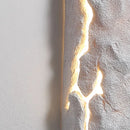 Art Deco LED Wall Light White Gray Red Resin 3 Atmosphere Lamp for Axyaa - Foyer Bedroom Dining Room