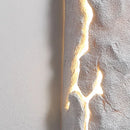 Art Deco LED Wall Light (White/Gray/Red) - Axyaa Resin Atmosphere Lamp for Home Décor