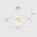 Axyaa Modern Pendant Light Chandelier for Dining Room, LED Ceiling Lamp