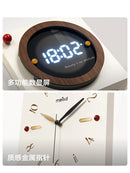 Axyaa Elegant Double-Sided Wall Clock for Living Room, High-End Design