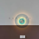 Axyaa Water Ripple Glass Wall Lamp: Bauhaus Style Indoor Lighting Fixture