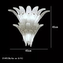 Axyaa Crystal Chandelier Modern Living Room Ceiling Light European Style Decor