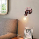 Axyaa Industrial Bronze Wall Lamp with Adjustable Head for Hallway Loft Lighting