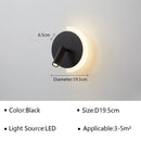 Axyaa Bedside Wall Lamp USB with Switch for Bedroom Study Study Reading
