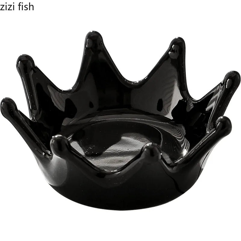 Axya Crown Ceramic Jewelry Storage Tray
