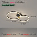 Axyaa LED Ceiling Light: Modern Aluminum Ring for Bedroom, Study - Full Spectrum Lighting