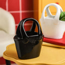 Axyaa Ceramic Vase Handbag Flower Arrangement Accessories Terrarium Home Decoration