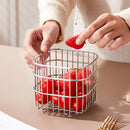 Axyaa Stainless Steel Kitchen Organizer & Vegetable Drainer Basket with Multipurpose Holder