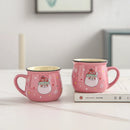 Axyaa Kids Ceramic Milk Coffee Cup with Handle - Heat Resistant Breakfast Mug