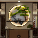 Axyaa Landscape Mural LED Wall Sconce for Home Bedroom & Study