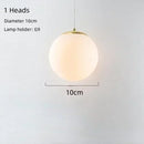 Axyaa 7-Light Magic Bean Glass Chandelier for Home Decor
