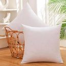 Axyaa White Throw Pillow Insert Bundle for Bed and Office Cushions
