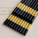 Axyaa Alloy Sushi Chopsticks Set for Household and Restaurants