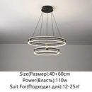 Axyaa LED Chandelier: Modern Dimmable Ceiling Light for Living Room, Bedroom, Restaurant - Energy-Saving