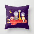 Axyaa Cartoon Animal Pillowcase: Office Car Seat Decor, Sofa Bedroom Cute Pillowcase