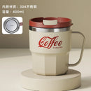 Axyaa Double-Wall Insulated Stainless Steel Coffee Cup Mug with Lid
