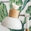 Axyaa Nordic Iron Wood Table Lamps Living Room Bedroom Modern Luminaire