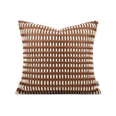 Axyaa Modern Hotel Light Luxury Hand Woven Leather Pillow & Cushion Set