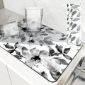 Ink Flower Absorbent Drying Mat Set by Axyaa — Tableware Protection & Decor