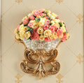 Axyaa Diamond Resin Vase Wall Hanging for Elegant Home Decor