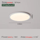 Axyaa Ultrathin LED Ceiling Lamp, Modern Round Lights for Living Room, Bedroom, and Dining Area