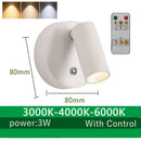 Axyaa LED Wall Light: Rechargeable, Dimmable, Touch Switch, Magnetic Base
