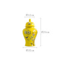 Axyaa Chinese Style Porcelain Vase Decoration, Jingdezhen Ceramic General Jar