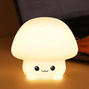 Axyaa Silicone LED Night Light for Kids - USB Rechargeable RGB Touch Lamp