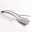 Axyaa 2-in-1 Egg Steak Spatula Clamp, Nylon Kitchen Flip Cooking Spatula