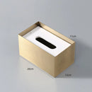 Axya Marble Tissue Box - Stainless Steel Drawer Home Decor Ornaments