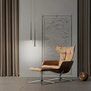 Axyaa LED Minimalist Pendant Lamp Black/White for Bedroom Living Room Coffee Shop
