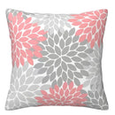 Axyaa Colorful Floral Pattern Throw Pillow Covers for Sofa Bedroom Car
