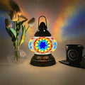 Turkish Mosaic Table Lamp by Axyaa – Rechargeable Handcrafted Night Light