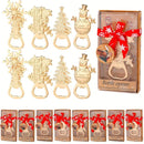 Axyaa 24pcs Christmas Bottle Opener Gift Set: Christmas Tree, Snowman, Snowflake, Car - Xmas Home Decor