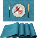 Axyaa Cotton Linen Nordic Table Rug Placemats - Non-Slip Dining Table Mat