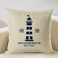 Axyaa Marine Cotton Fish Cushion Cover 45x45CM Square Home Decor Pillow Case