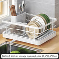 Axyaa Kitchen Dish Storage Rack Drying Organizer - Cup Plate Utensil Holder