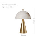 Marble Table Lamp for Elegant Room Decor by Axyaa