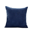Axyaa Soft Corduroy Cushion Cover in Corn Striped Design for Cozy Living Room Decor.